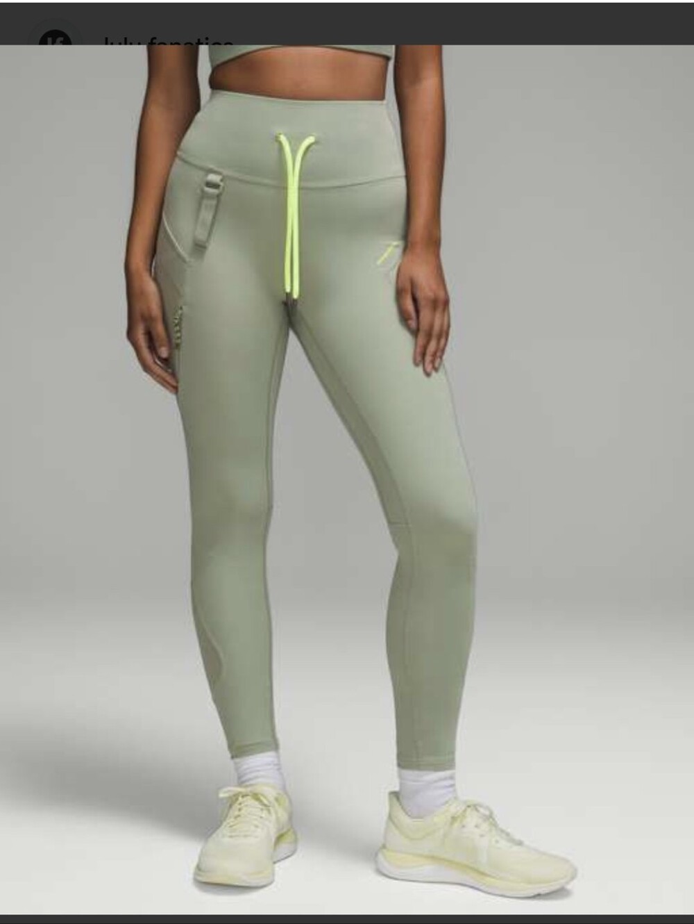 Lululemon Cargo Super-High-Rise Hiking Tight 25"Laurel Green